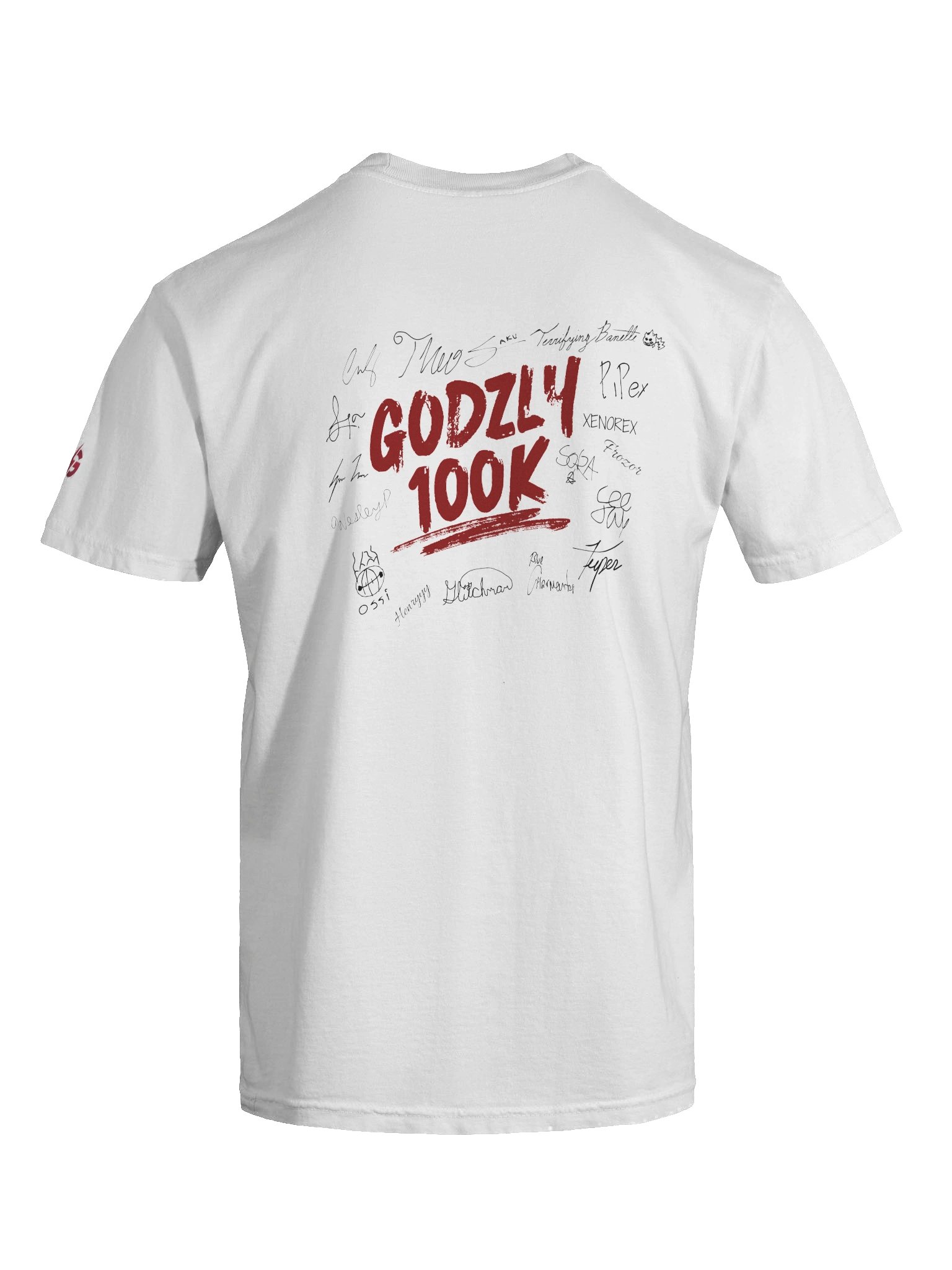 Limited Edition 100k Merch (White Tshirt) product image (9)