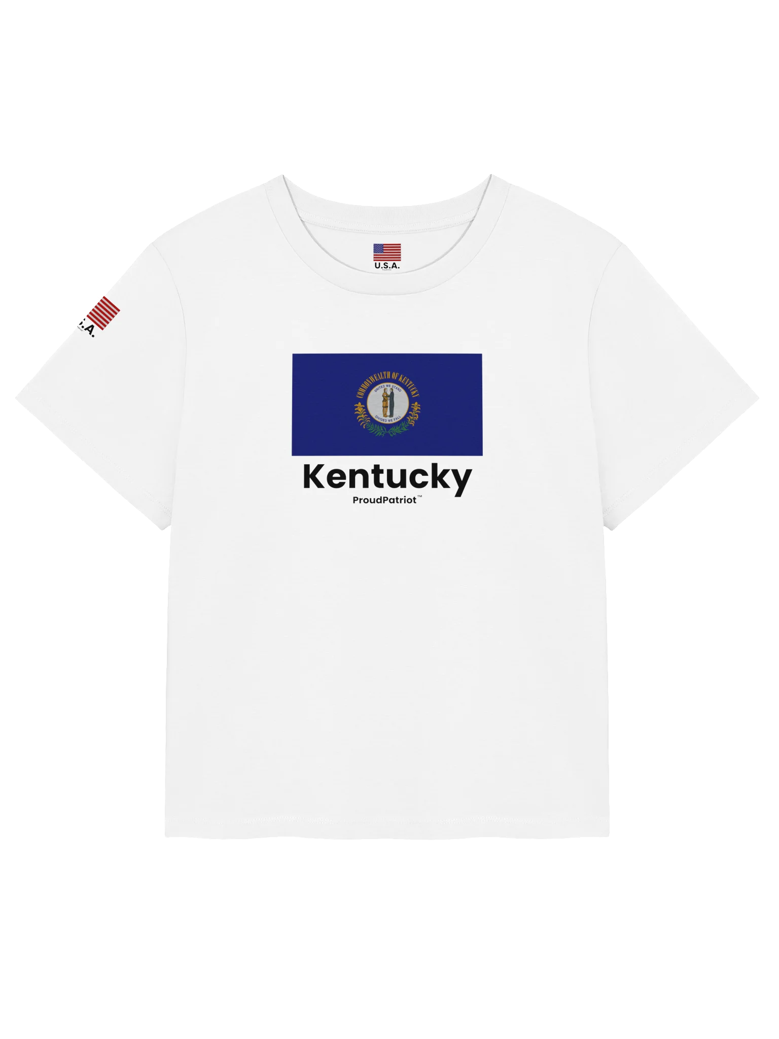 Kentucky Women's Ribbed Neck T-Shirt product image (5)