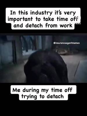 Anyone else feel like the this when off work? #insuranceagentmemes #insuranceagentproblems #insurancememes #insuranceagentmemes #hardmarket