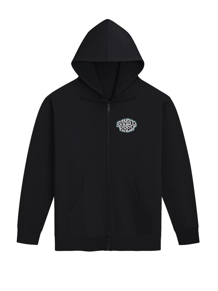 Bamboo Krew Bubble Letter Zip-Up Hoodie product image (1)