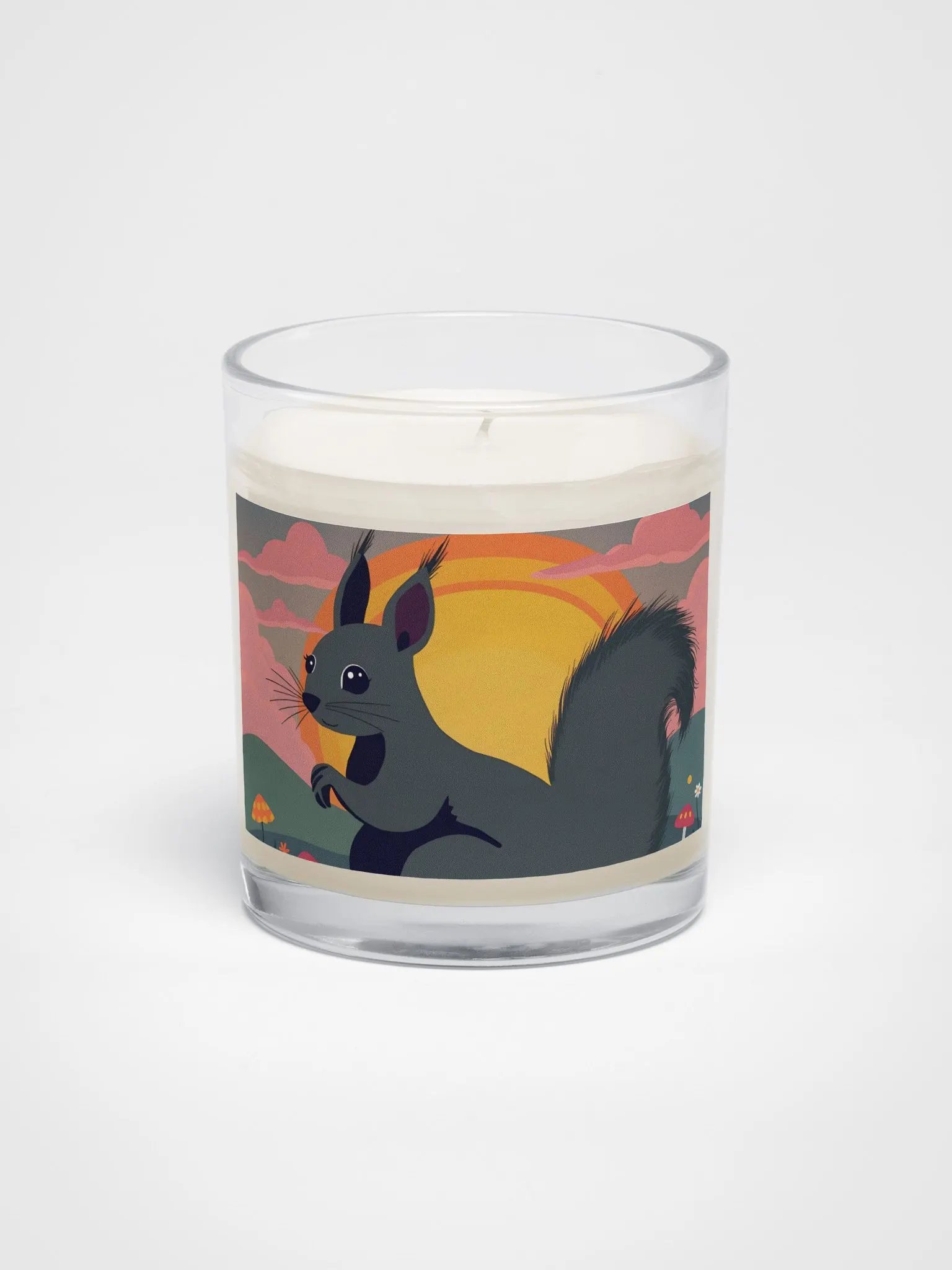 Sunset Squirrel Soy Wax Candle product image (1)