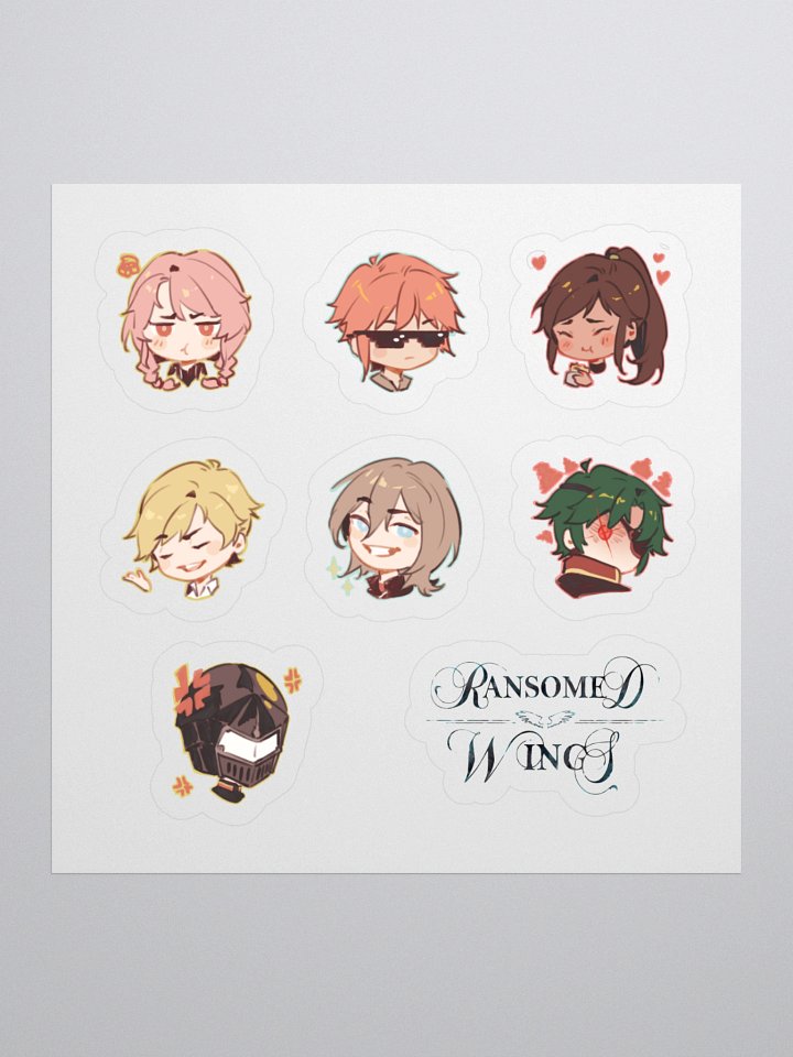 Ransomed Wings - Chibi Expressions Sticker Sheet 02 product image (1)