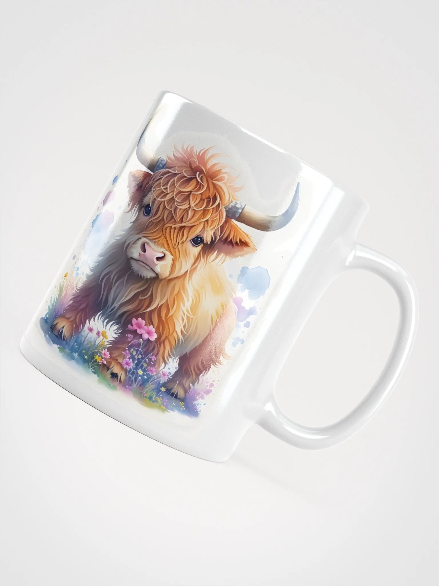 Highland Cow Watercolor Mug product image (8)