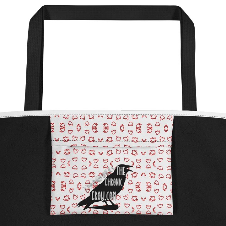 Valentine’s Monogram Letter S(3) White Tote product image (2)