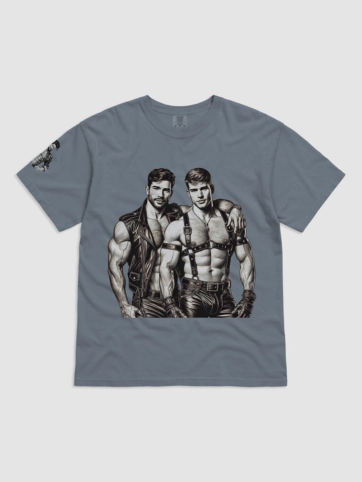 Gay Leather Bar Pride "Hank & Joe" San Francisco Pride Graphic Design T Shirt product image (1)