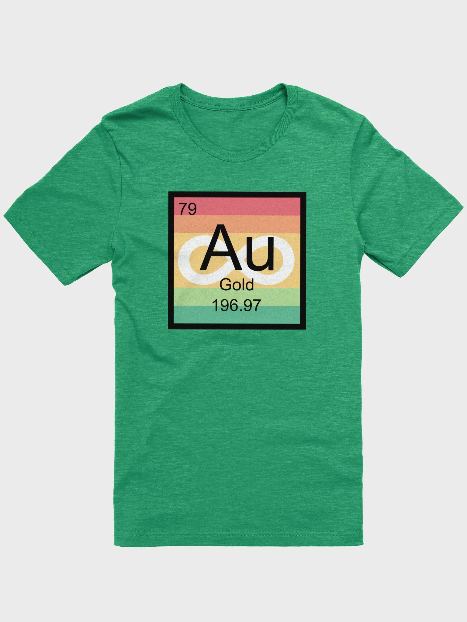 autistic periodic table t-shirt product image (1)
