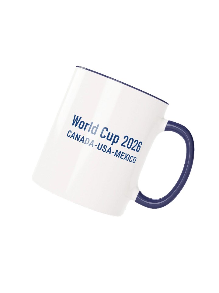 Colombia 2026 World Cup Flag Mug - Colombia Soccer Fan Coffee Cup - Premium Two-Tone Ceramic Mug product image (2)
