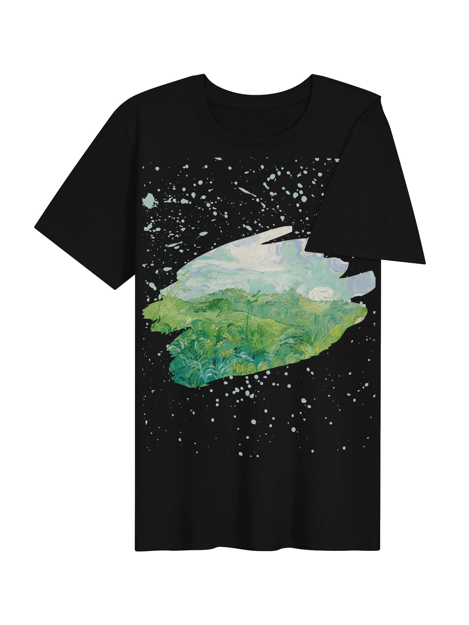 Green Wheat Fields, Auvers (Vincent van Gogh) T-Shirt product image (4)