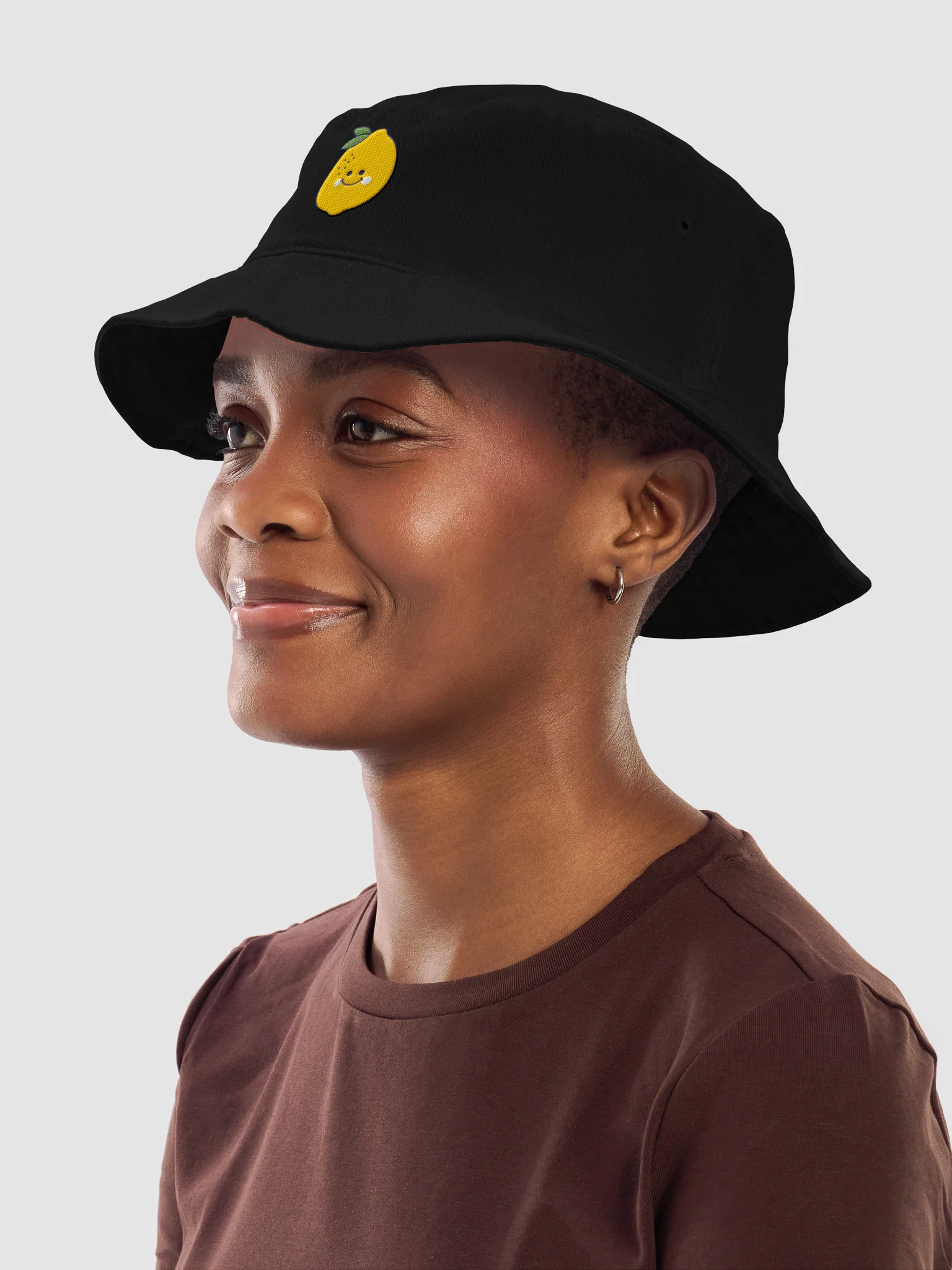 Kawaii Lemon Smile Bucket Hat product image (14)
