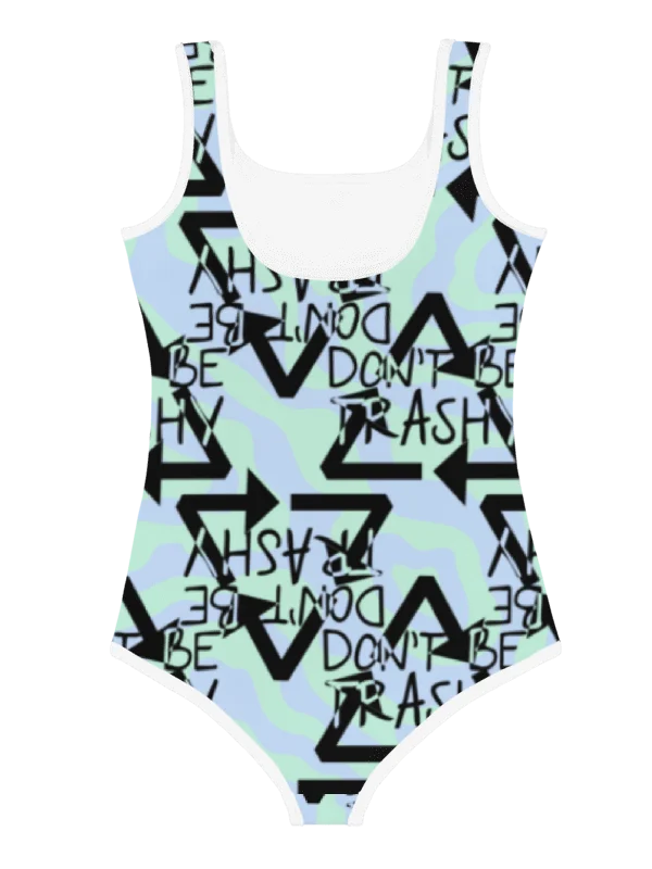 Eco-Friendly Explorer | All-Over Print Kids Swimsuit product image (1)