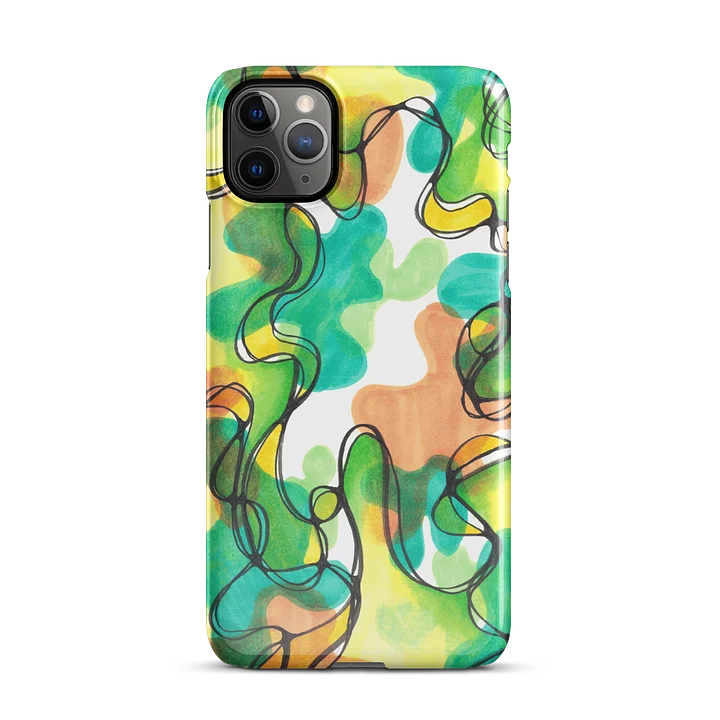 Retro Blobs iPhone case product image (59)