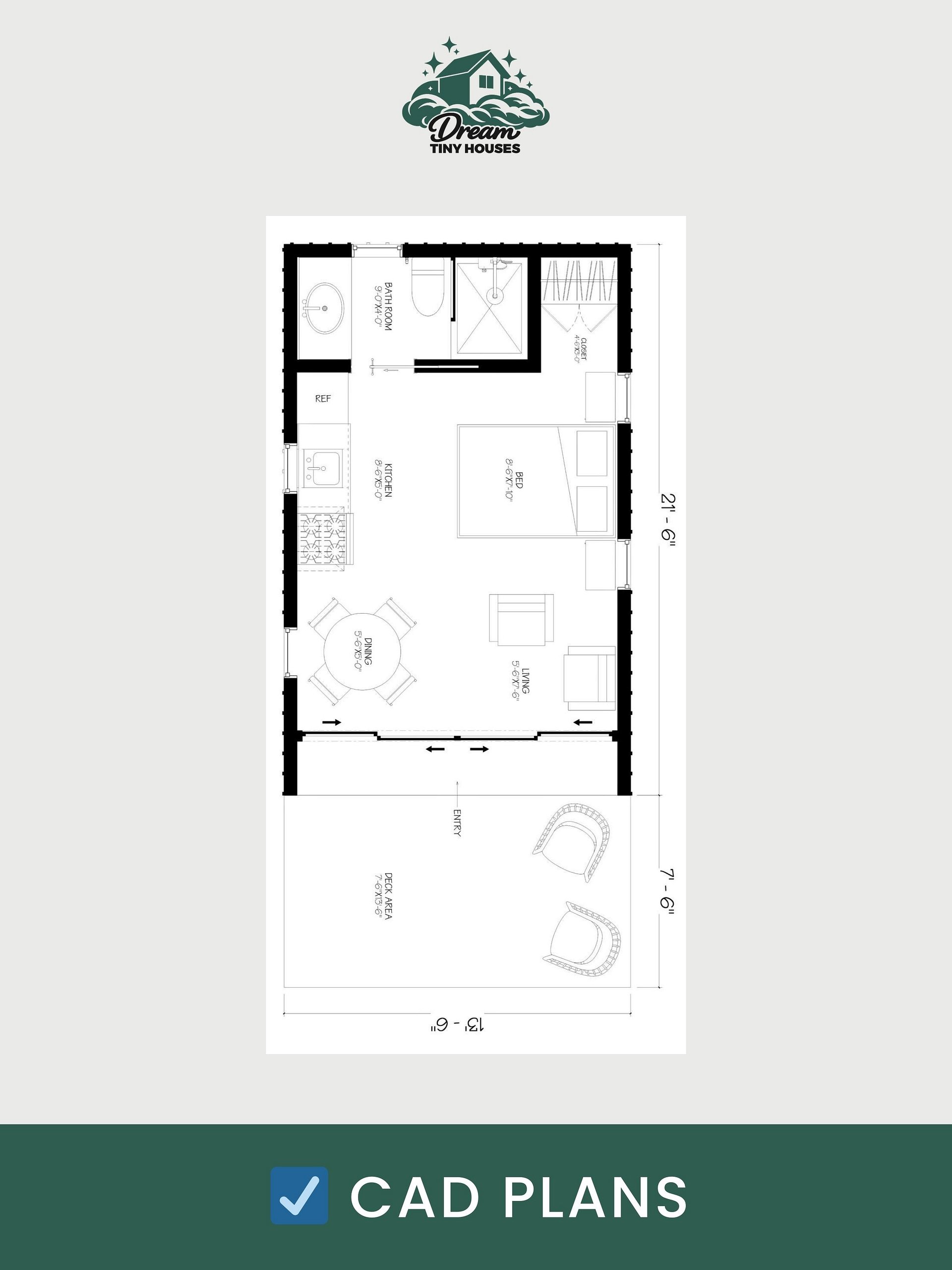 The Vitrine Tiny House Blueprint Set (CAD File + Materials List) product image (6)