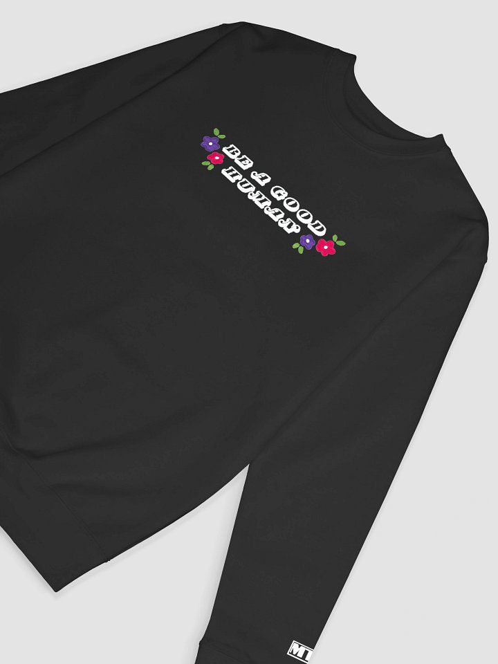 Be A Good Human Flower Power Embroidered Sweatshirt product image (2)