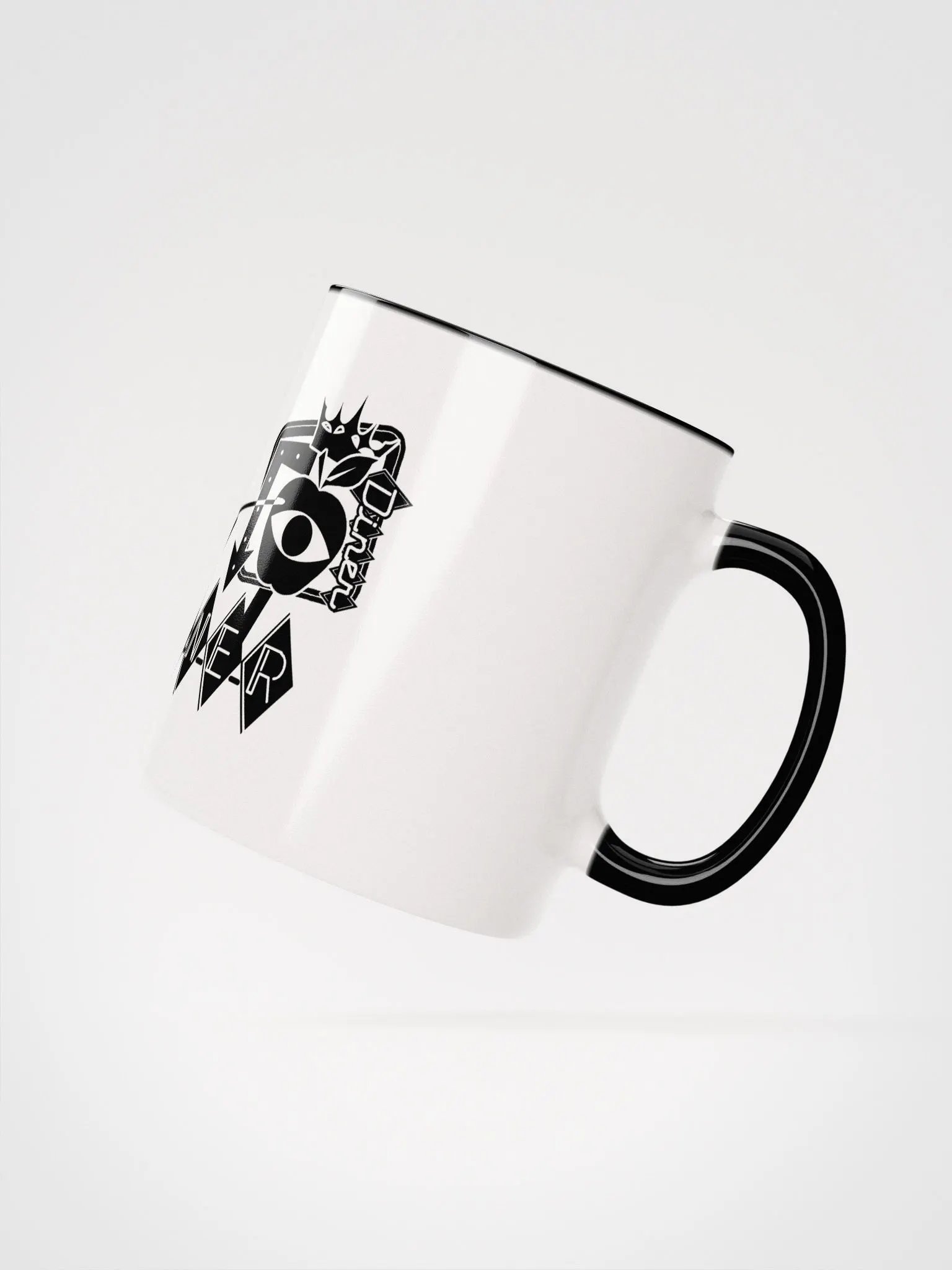 King Apple Diner (Black) ✦ Ceramic Mug with Color Inside product image (17)