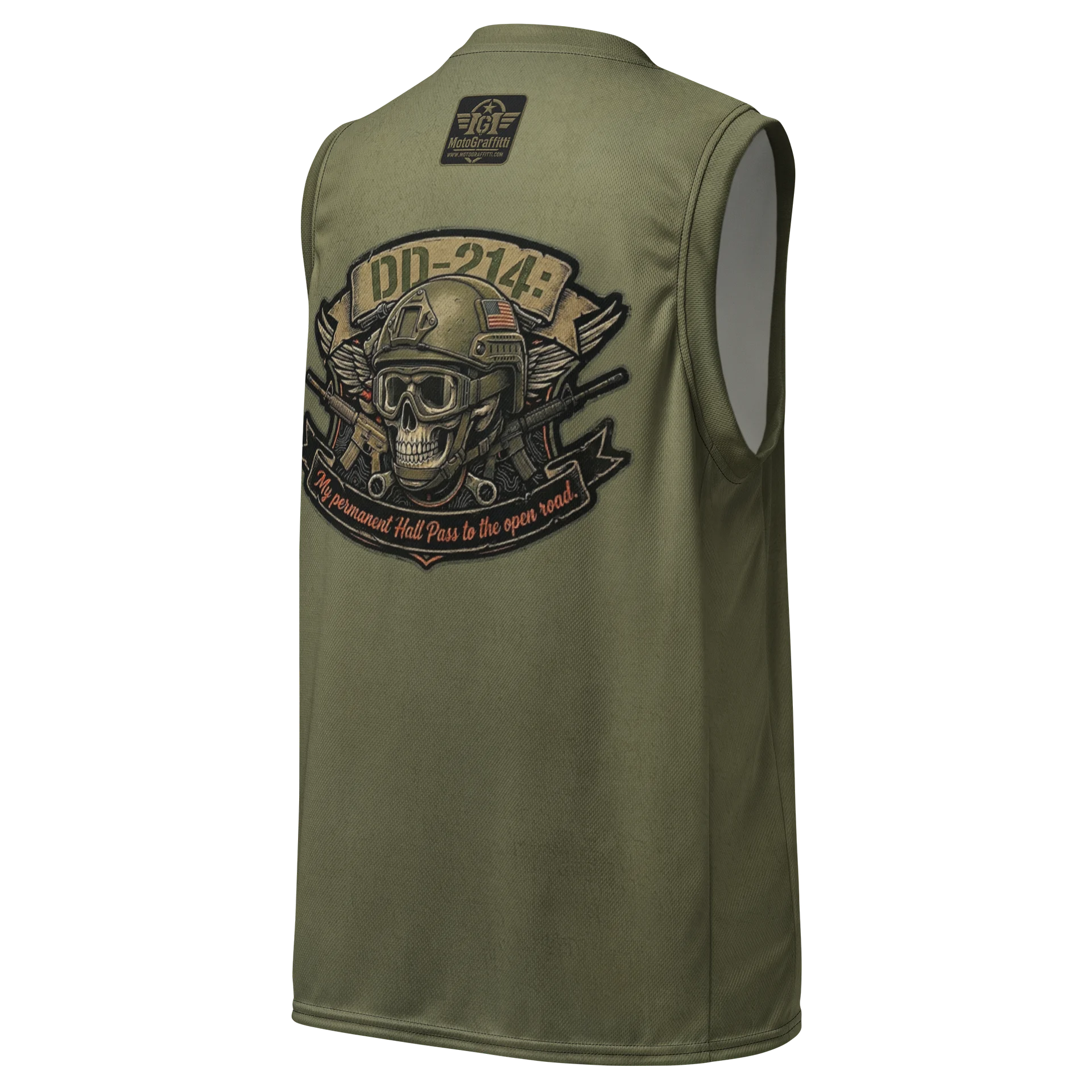 DD214 OD Green Distressed product image (3)
