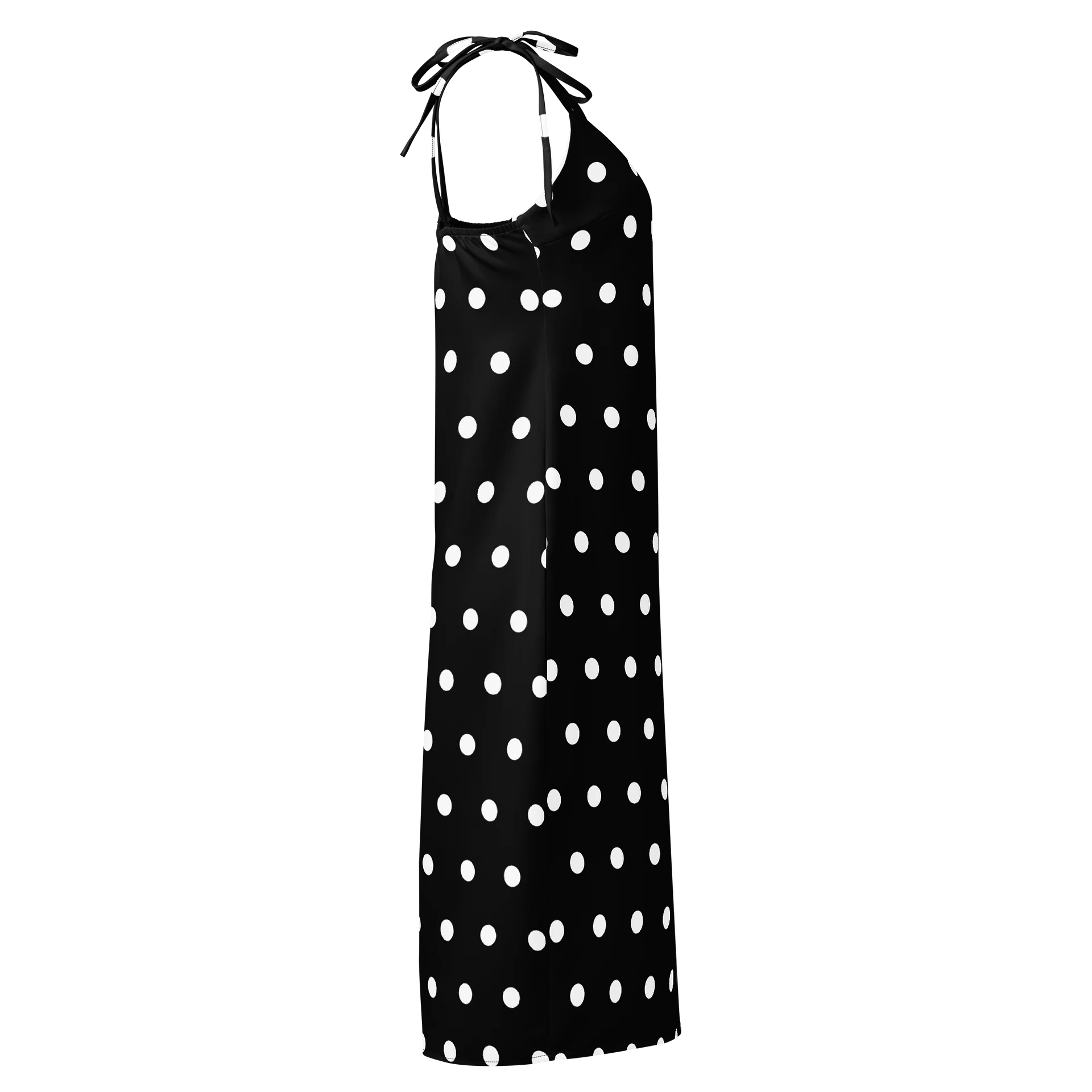 Polka Dot Noir Slip Dress product image (4)