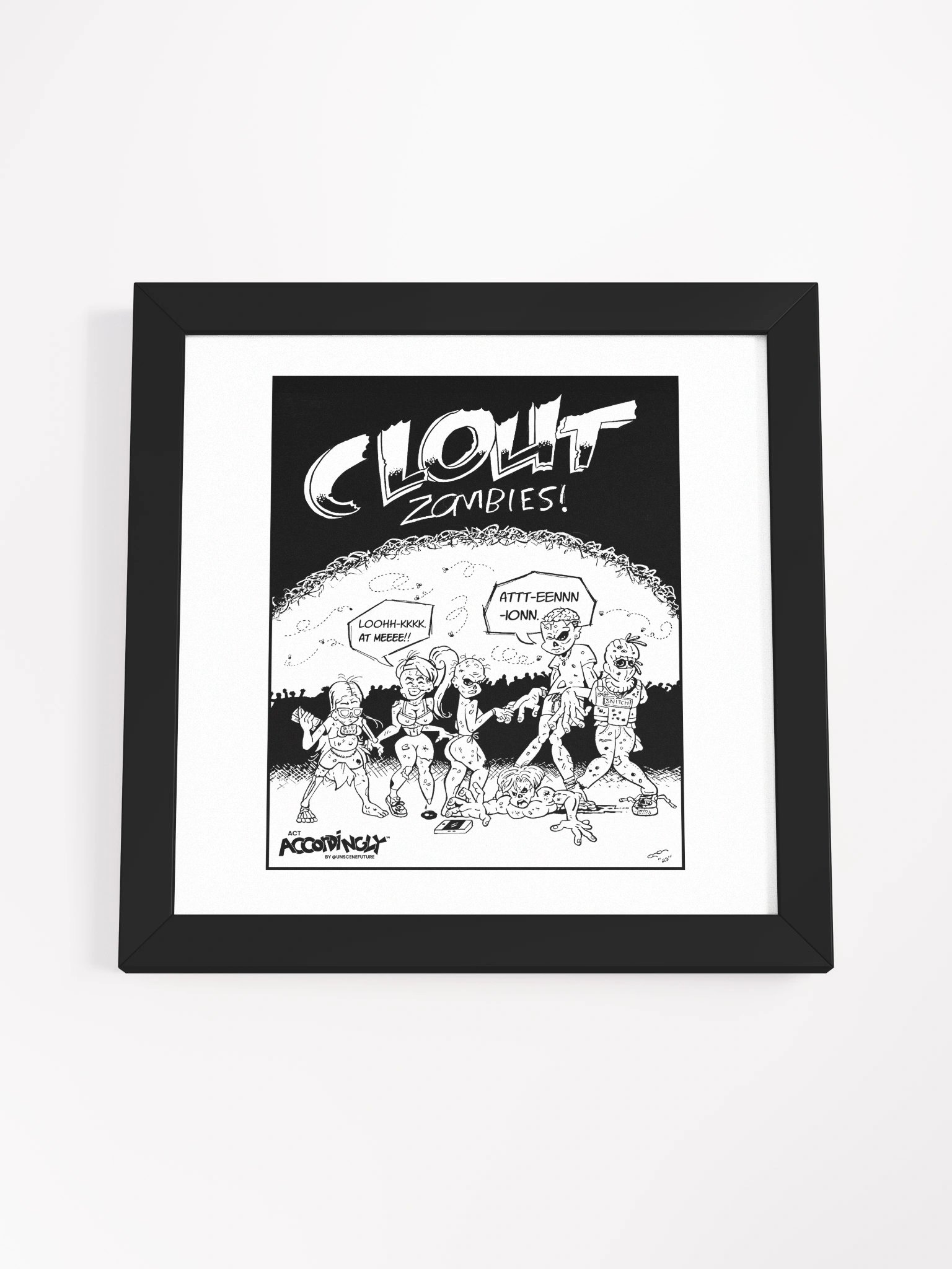 Clout Zombies 🧟 - Framed product image (4)