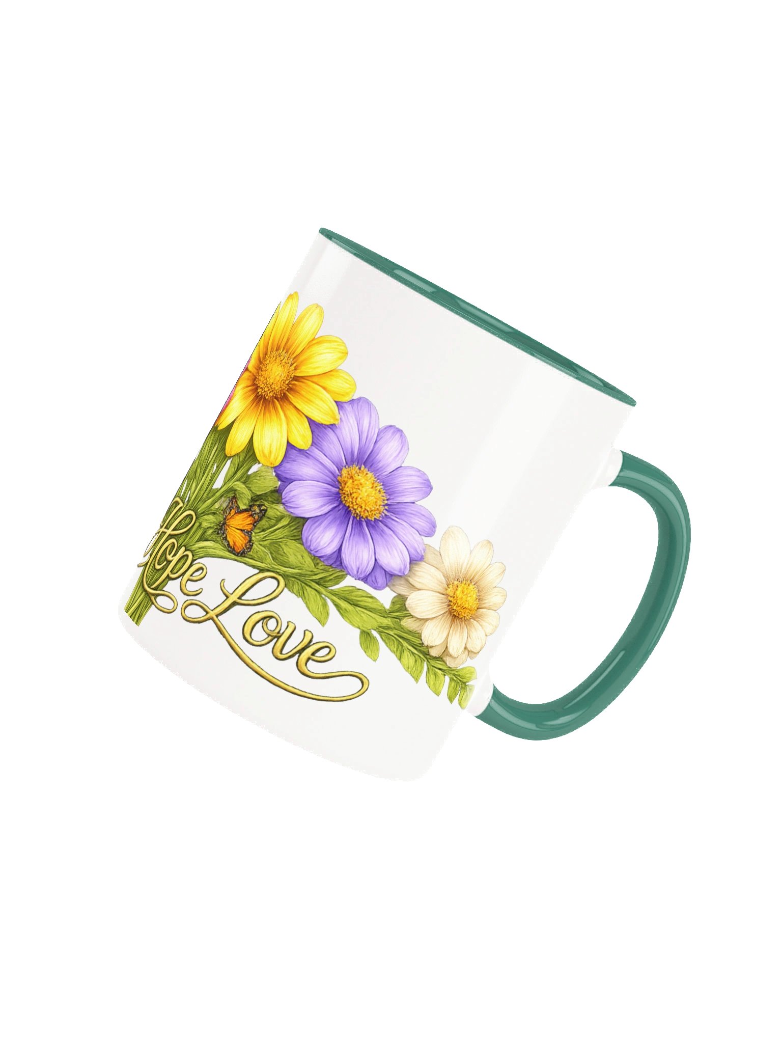Faith Hope Love Bouquet Ceramic Mug product image (5)