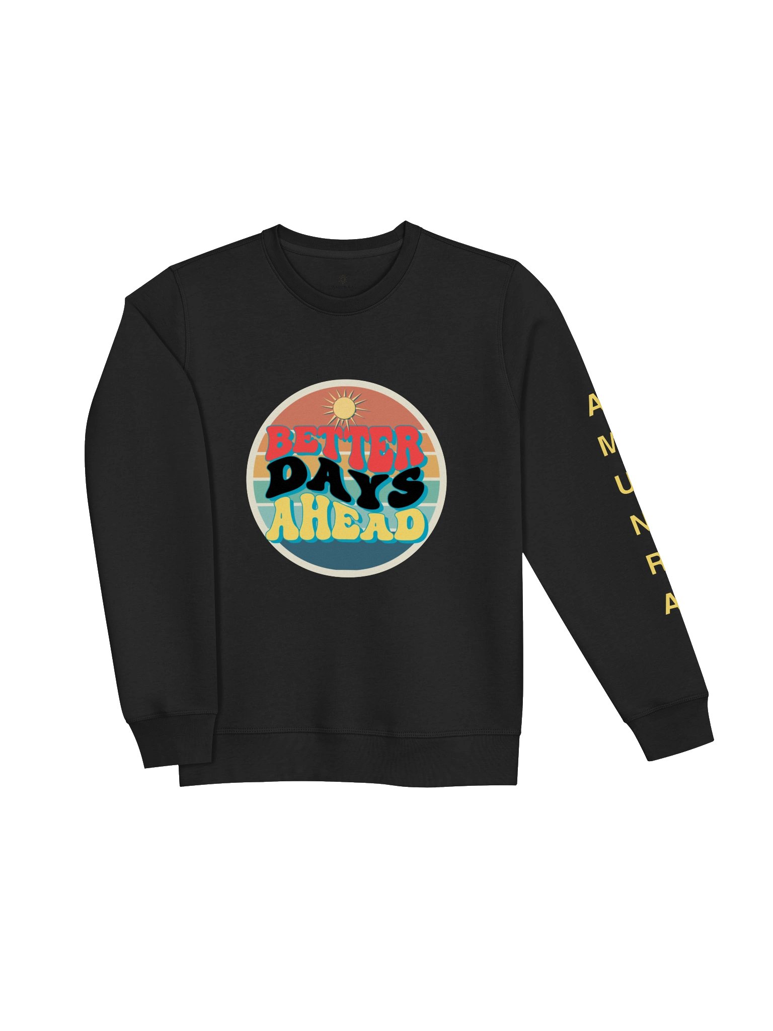 Better Days Ahead Retro Sun Unisex Sweatshirt product image (7)