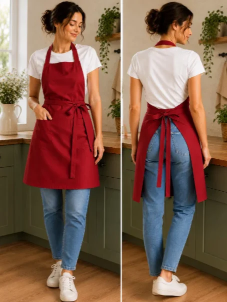 Classic Kitchen Apron Sewing Pattern PDF product image (3)
