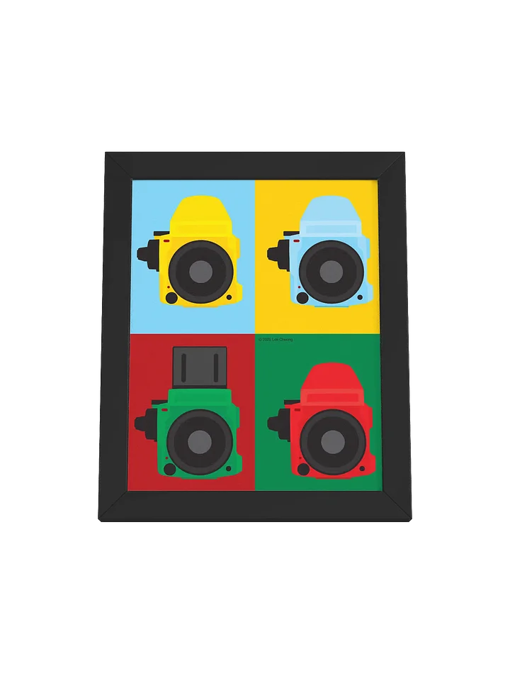M 645 Four Colours - Framed Poster product image (4)