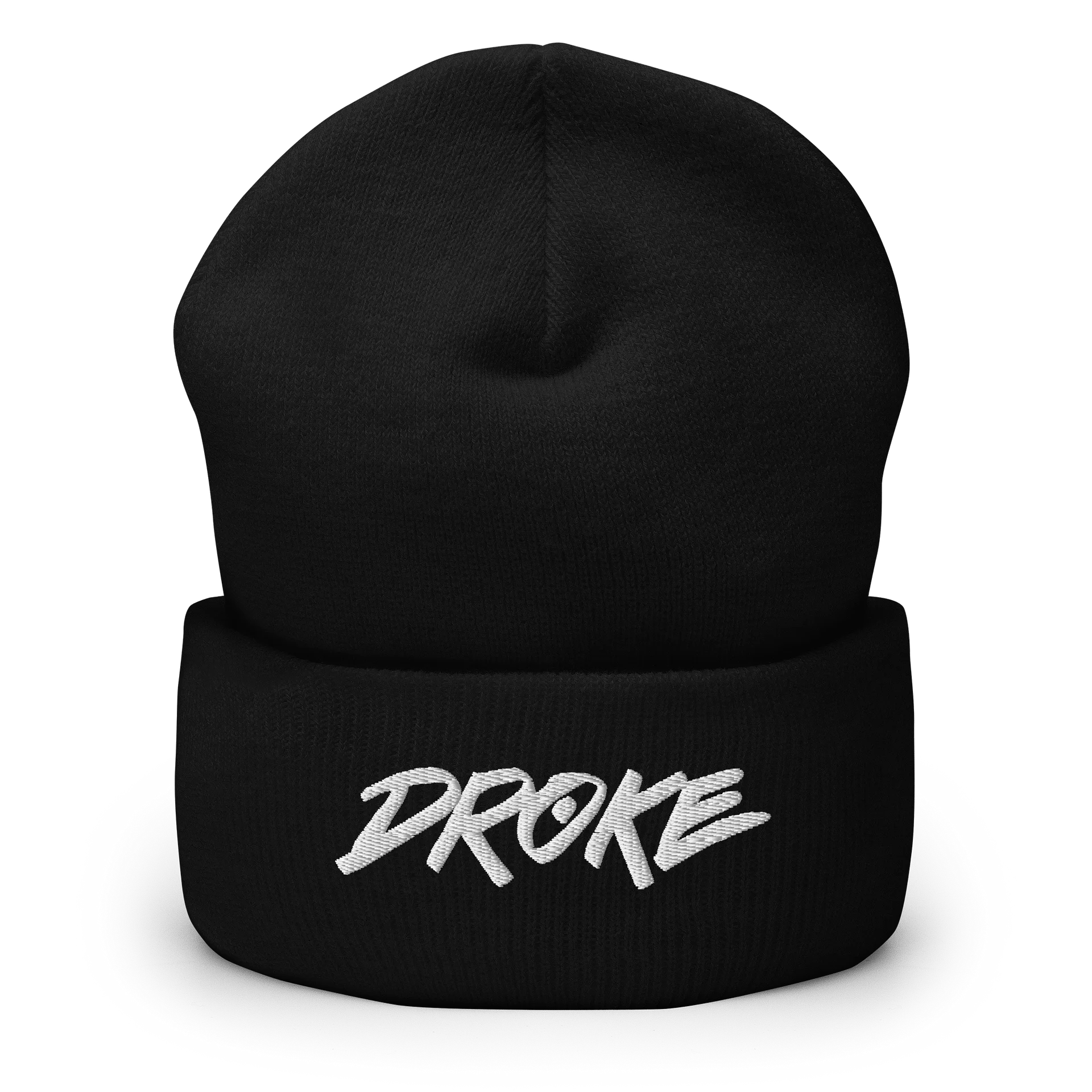 DROKE - White Logo Beenie product image (1)