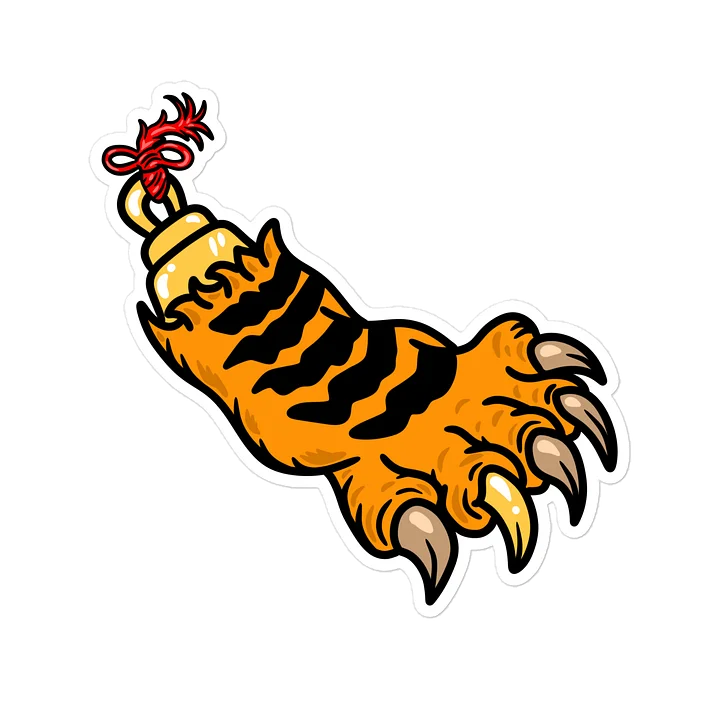 Lucky Tiger Paw- Sticker product image (2)