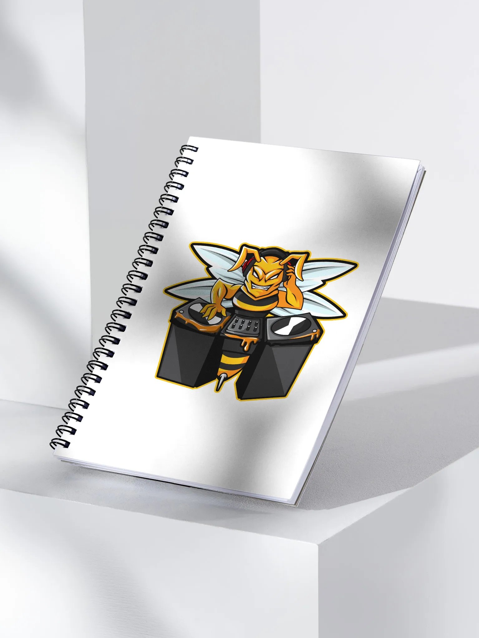 Bee Logo Spiral Notebook product image (3)