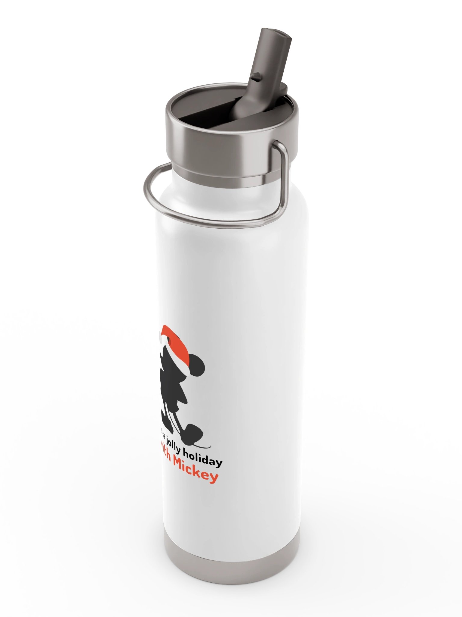 Disney Jolly Holiday with Mickey Insulated Water Bottle with Straw product image (7)