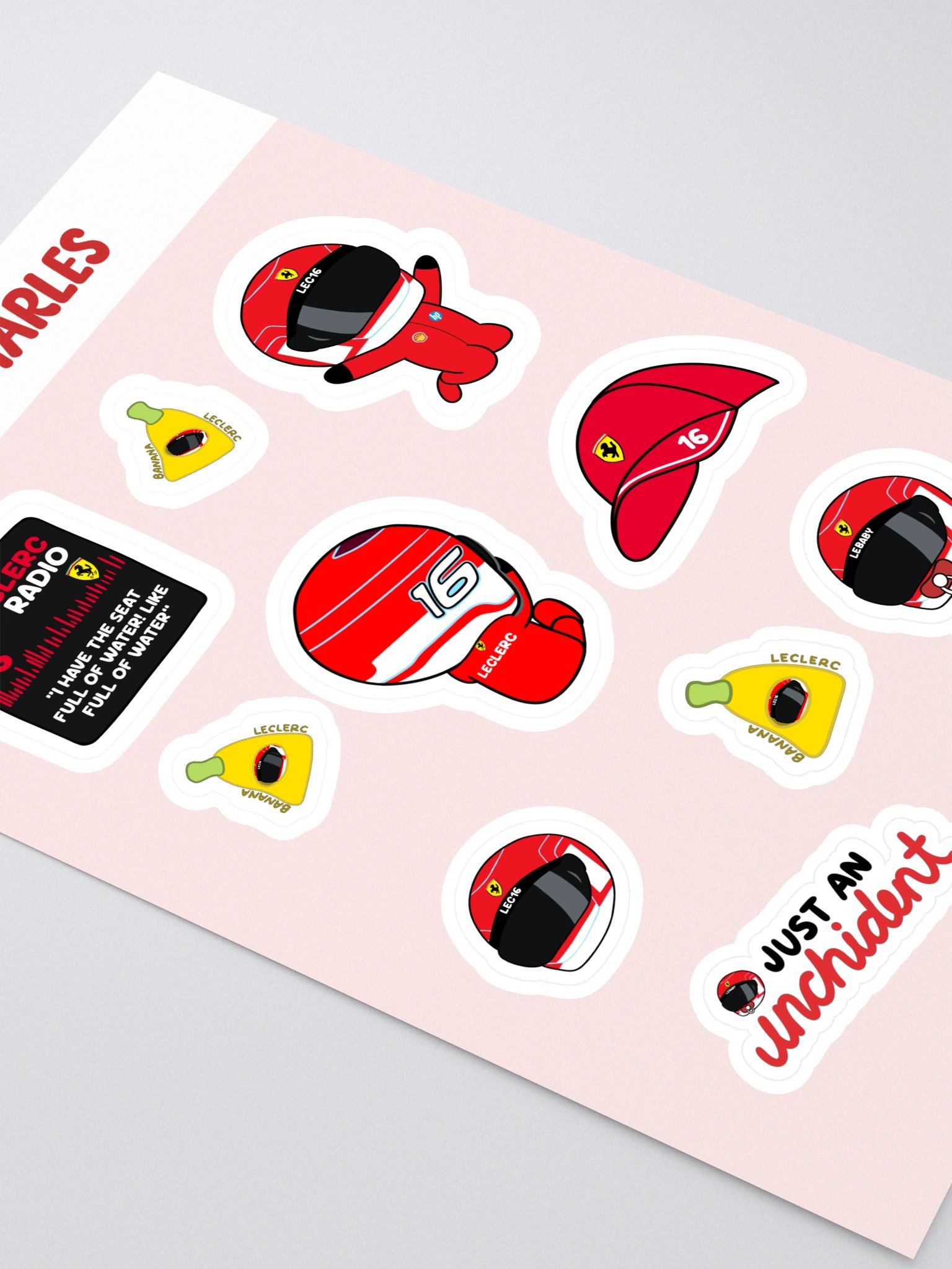 Charles Leclerc - Sticker Sheet product image (2)