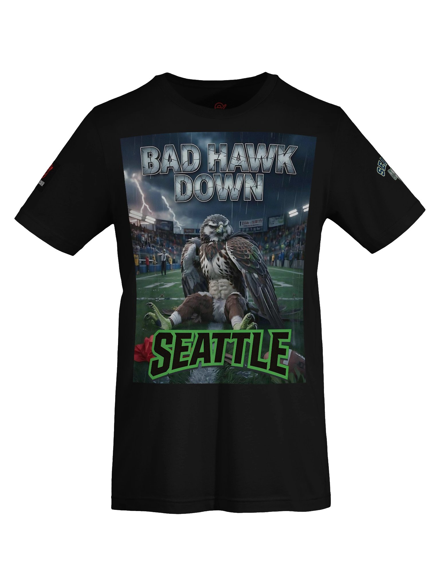 Bad Hawk Down Red Flag | Seattle | Football | Rival Locker product image (58)
