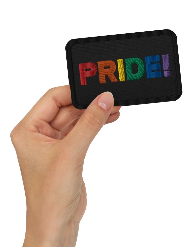 Rainbow Pride Embroidered Patch product image (3)