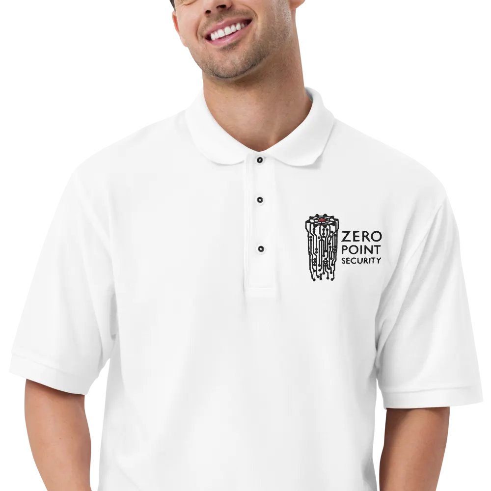Zero-Point Polo Shirt (White) product image (11)