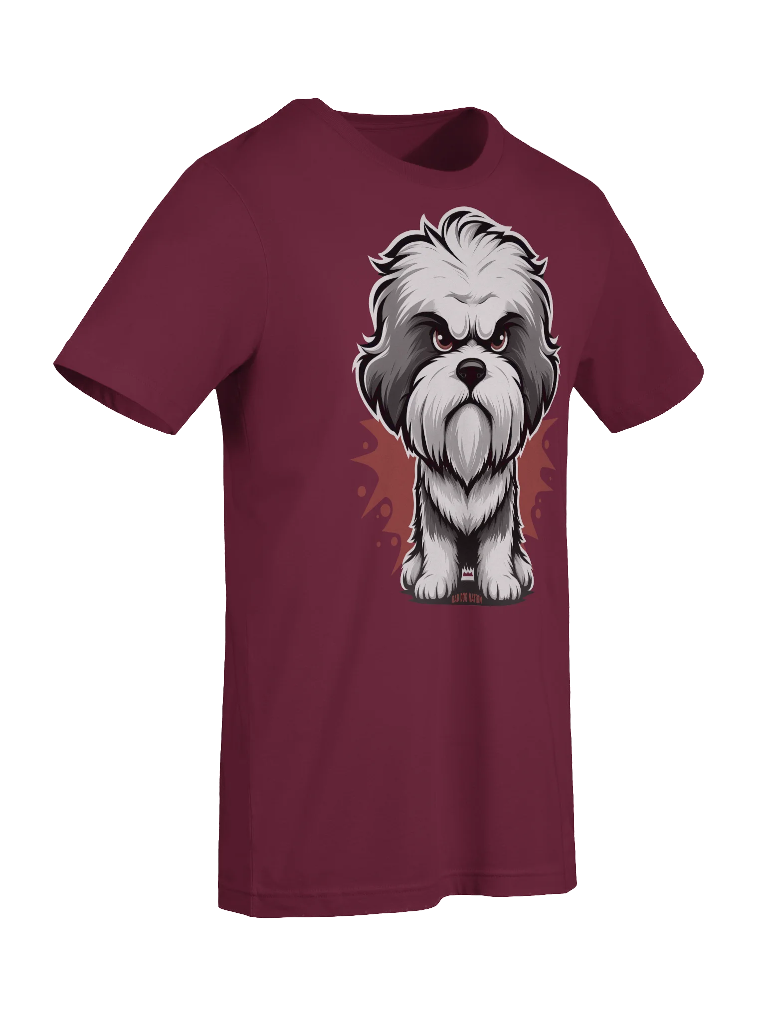 Old English Sheepdog Angry Pup - Premium Unisex T-shirt product image (7)