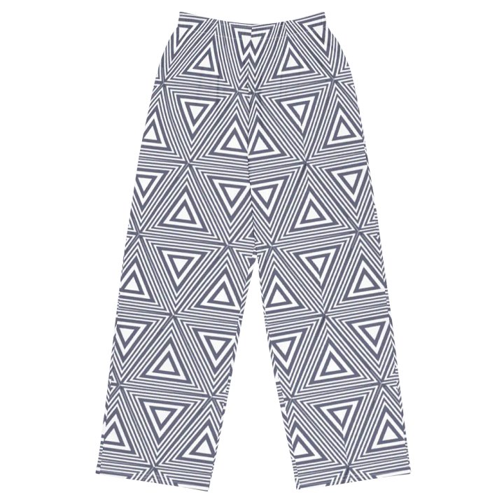 Gray Triangles Wideleg Pants product image (2)
