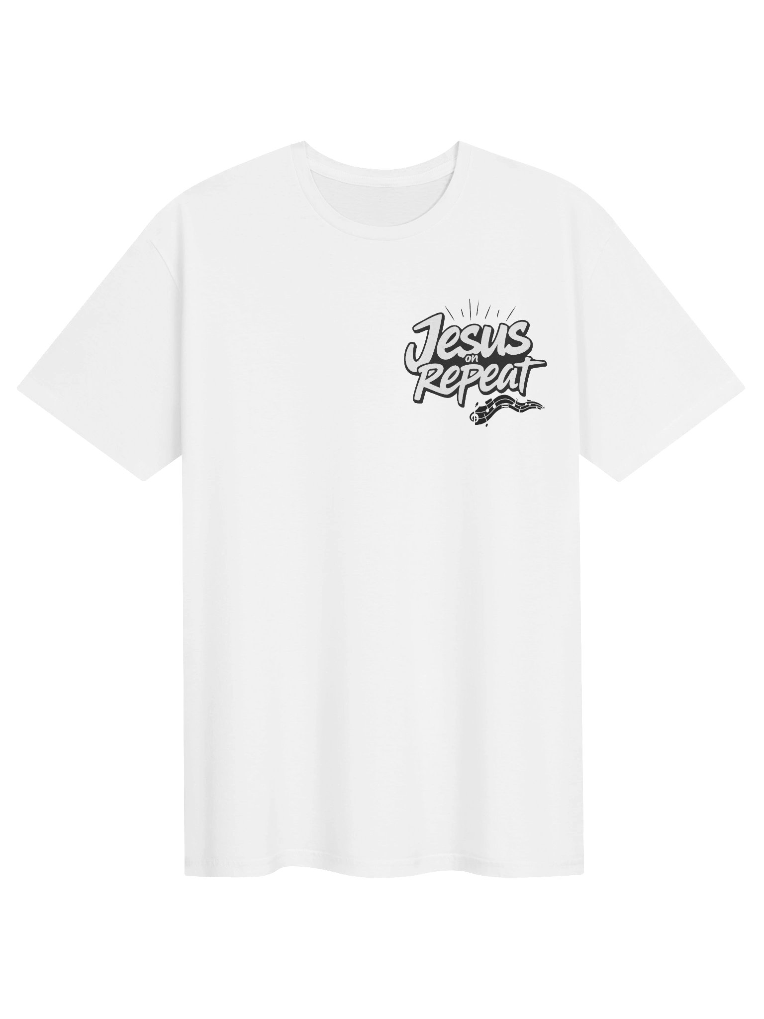 Jesus on Repeat Worship T-Shirt product image (3)