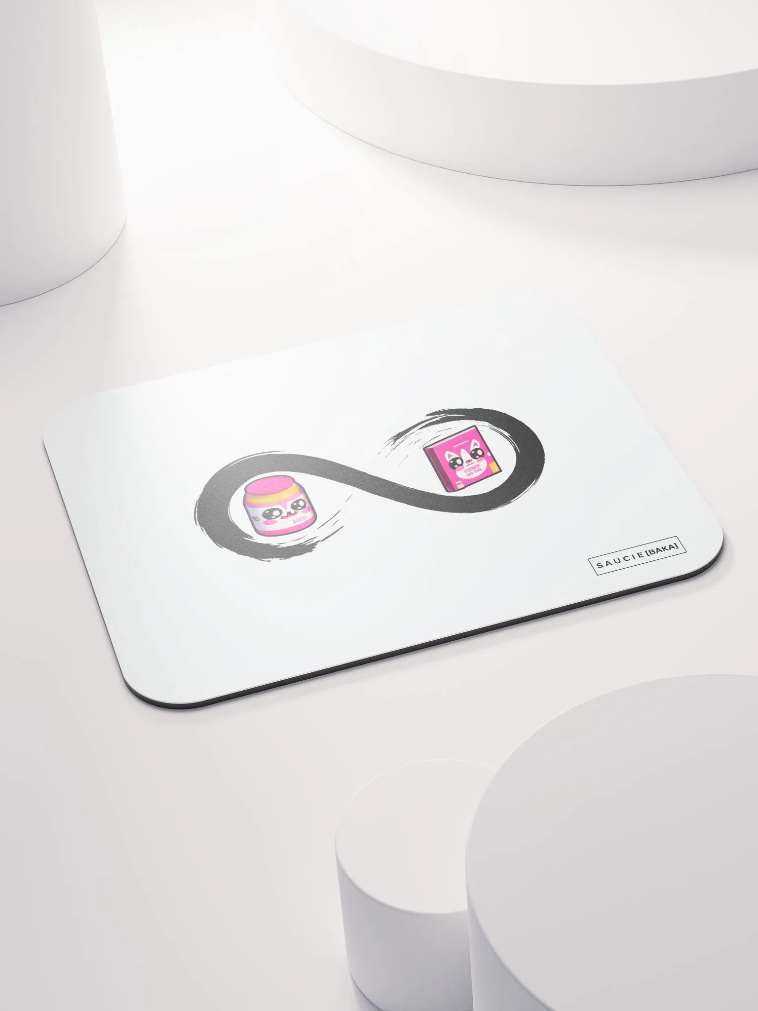 Tsumisauce Mouse Pad Original V1 - White product image (3)