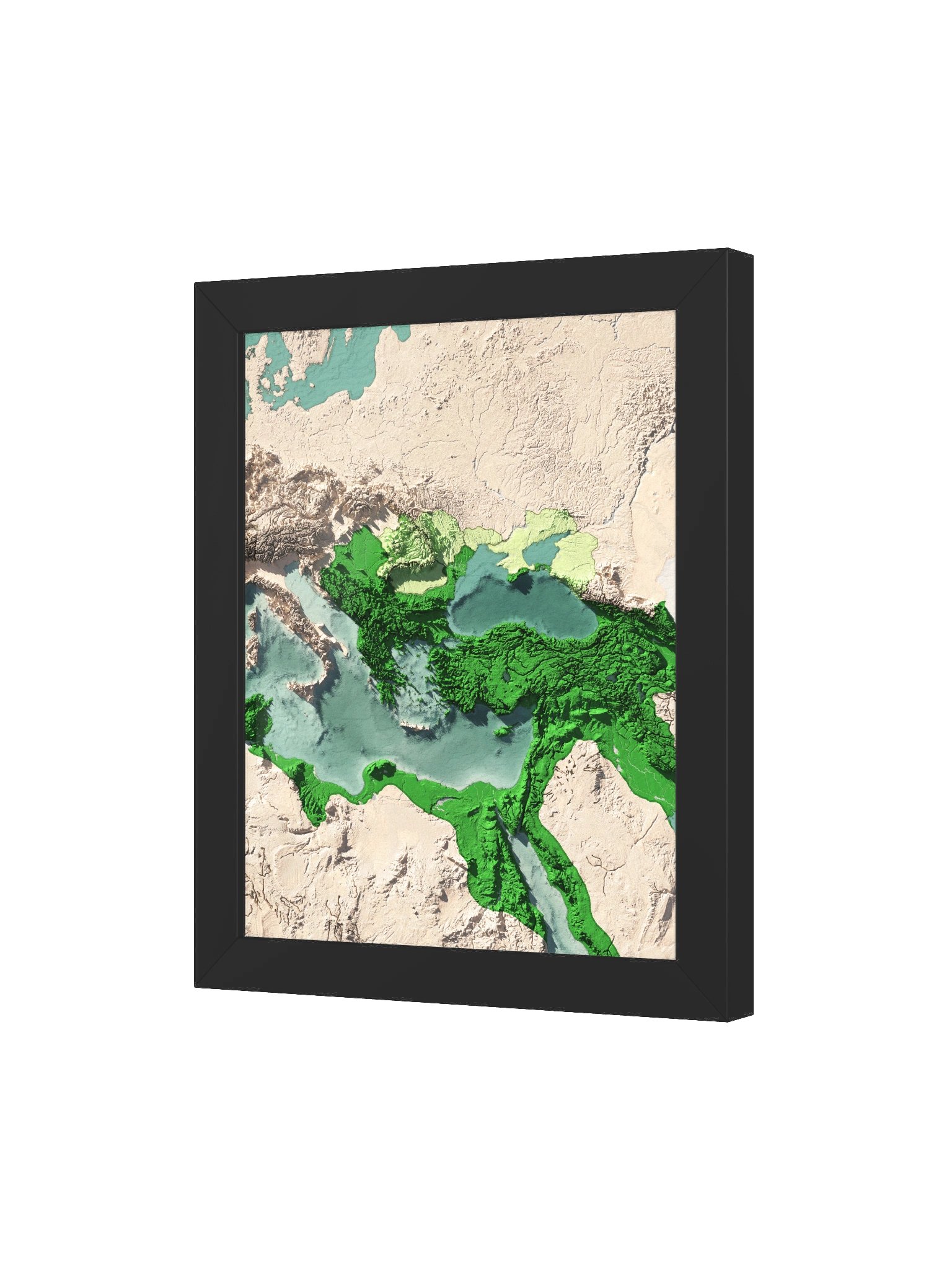 The Ottoman Empire - 1590 - Simplistic Framed Map product image (2)