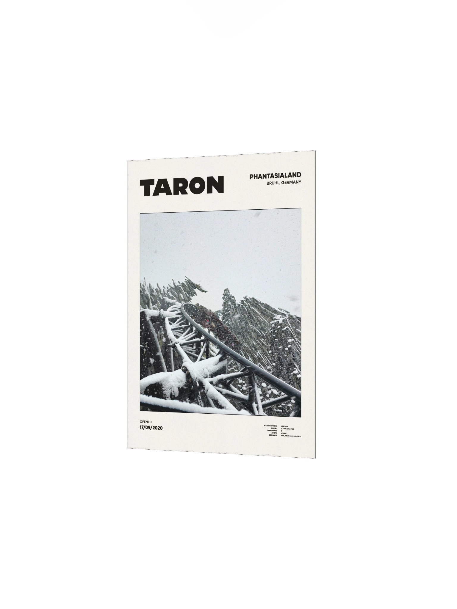 Taron in the Snow Premium Poster product image (2)