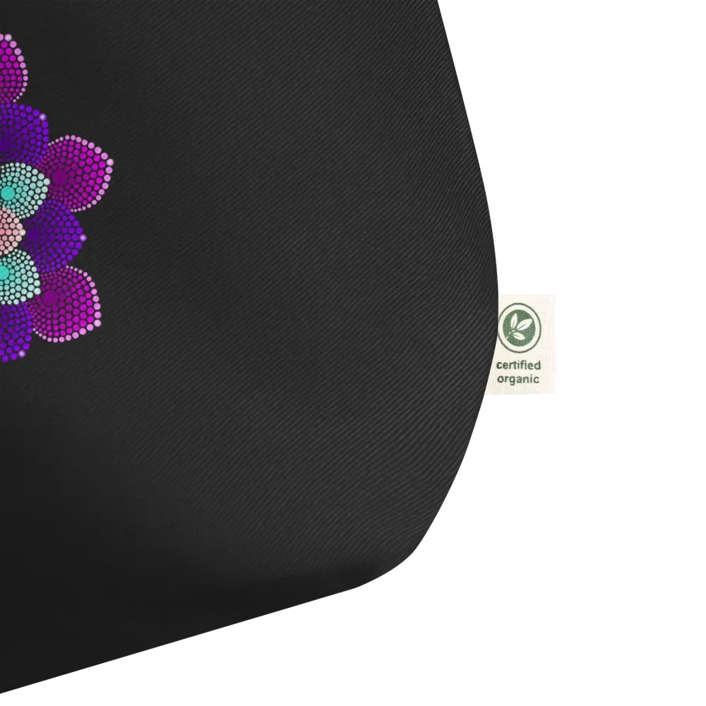 Colorful Dot Mandala Organic Cotton Tote product image (6)