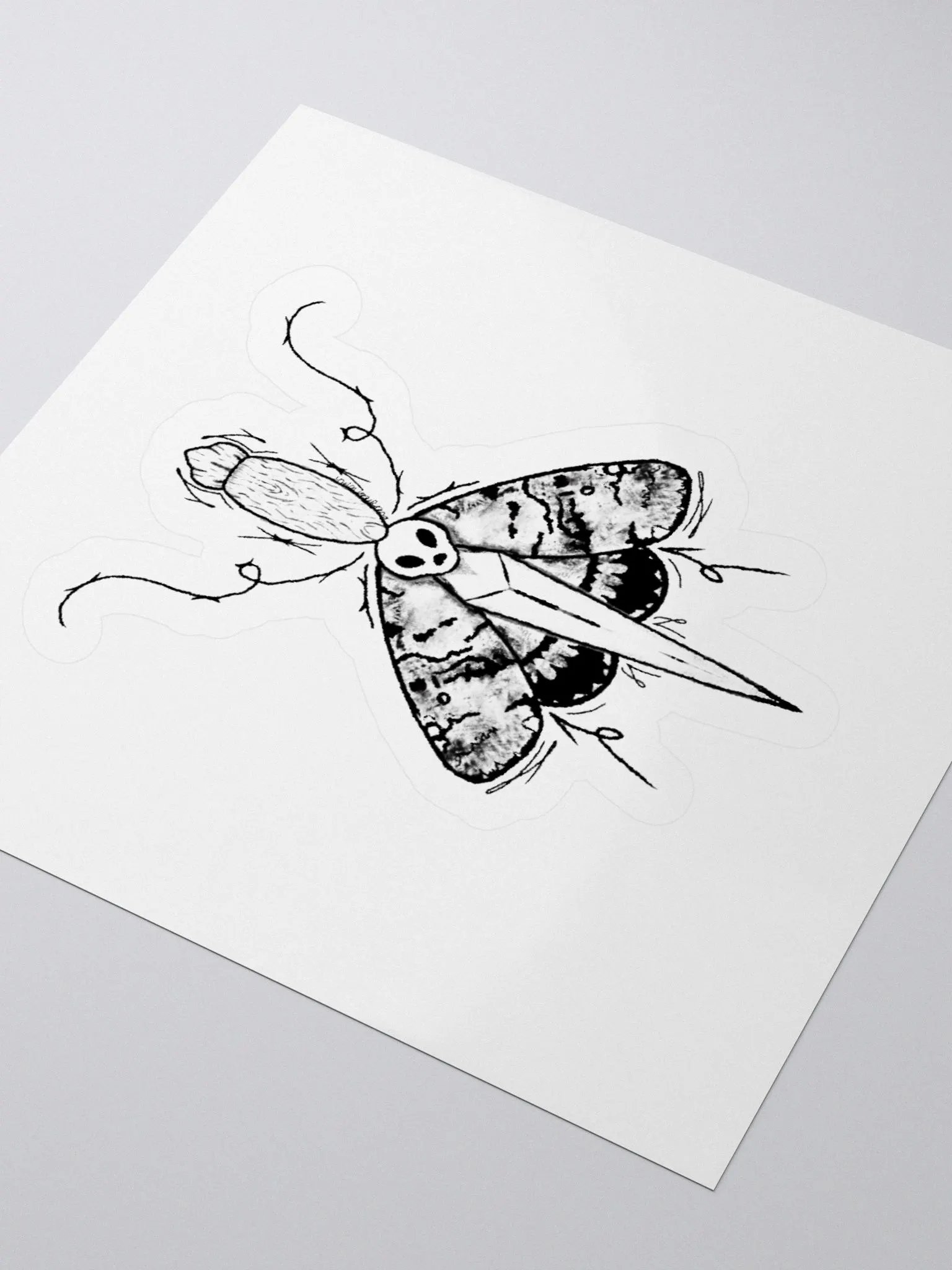 Dagger moth sticker product image (9)