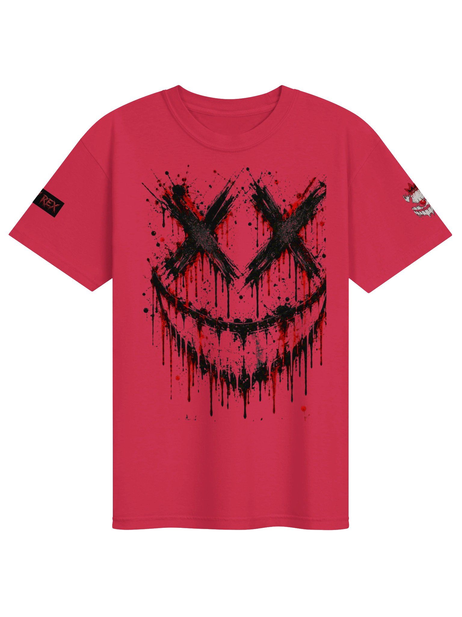 DRTY REX X-Eyes Premium Heavyweight Tee — Blood Red product image (1)