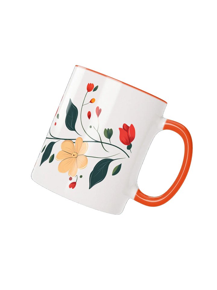 Vibrant Floral Vine Ceramic Mug product image (6)