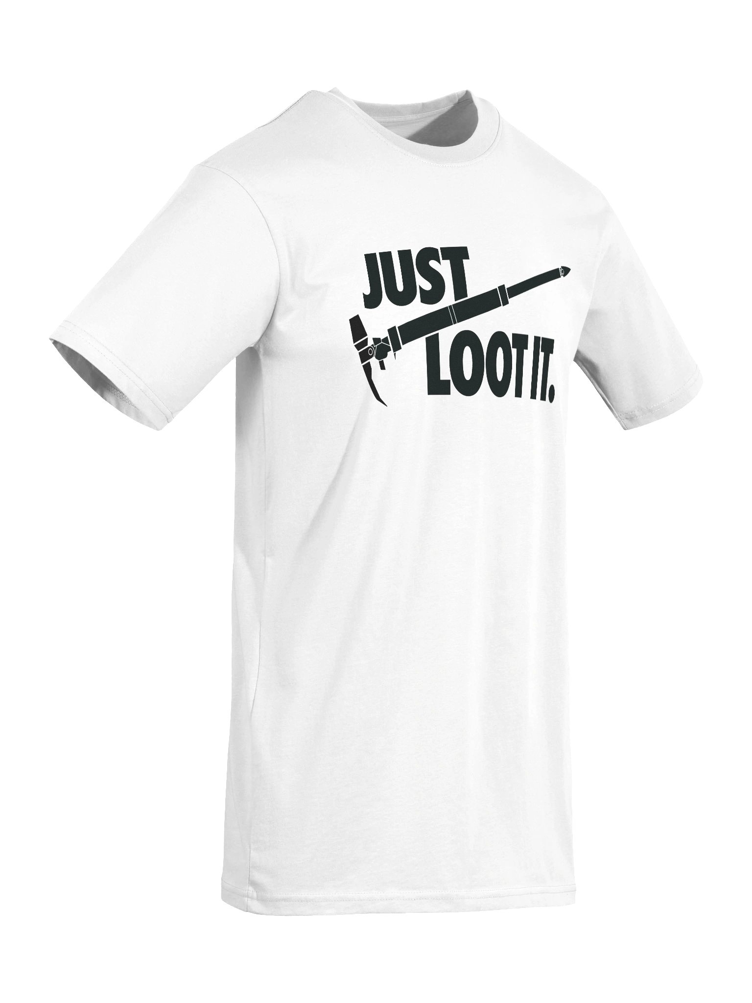 Just Loot It Premium Tee (White) product image (9)