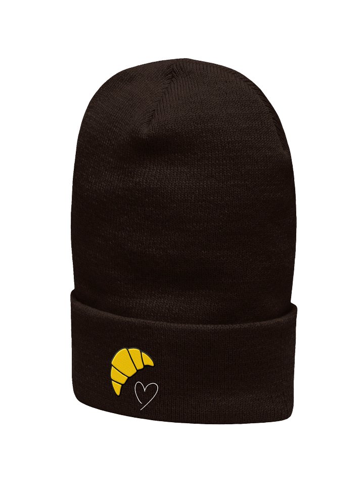 Heartfelt Croissant Cuffed Beanie product image (2)