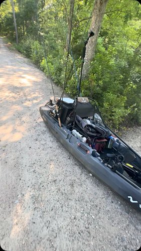Starlink stream now!! #bassfishing #kayakfishing #starlink #outdoors #summer