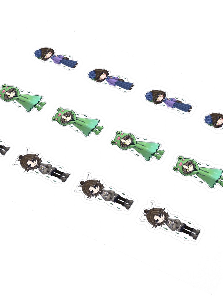Rainy Season Chibi Stickers product image (2)