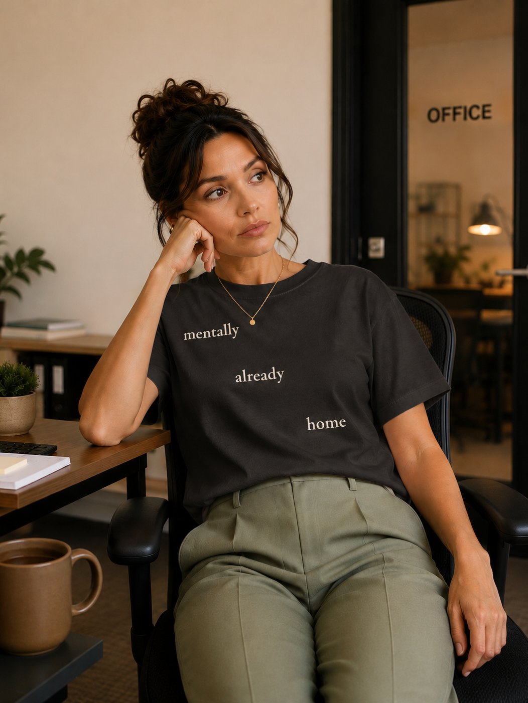 Mentally Already Home Tee (Pepper) product image (2)