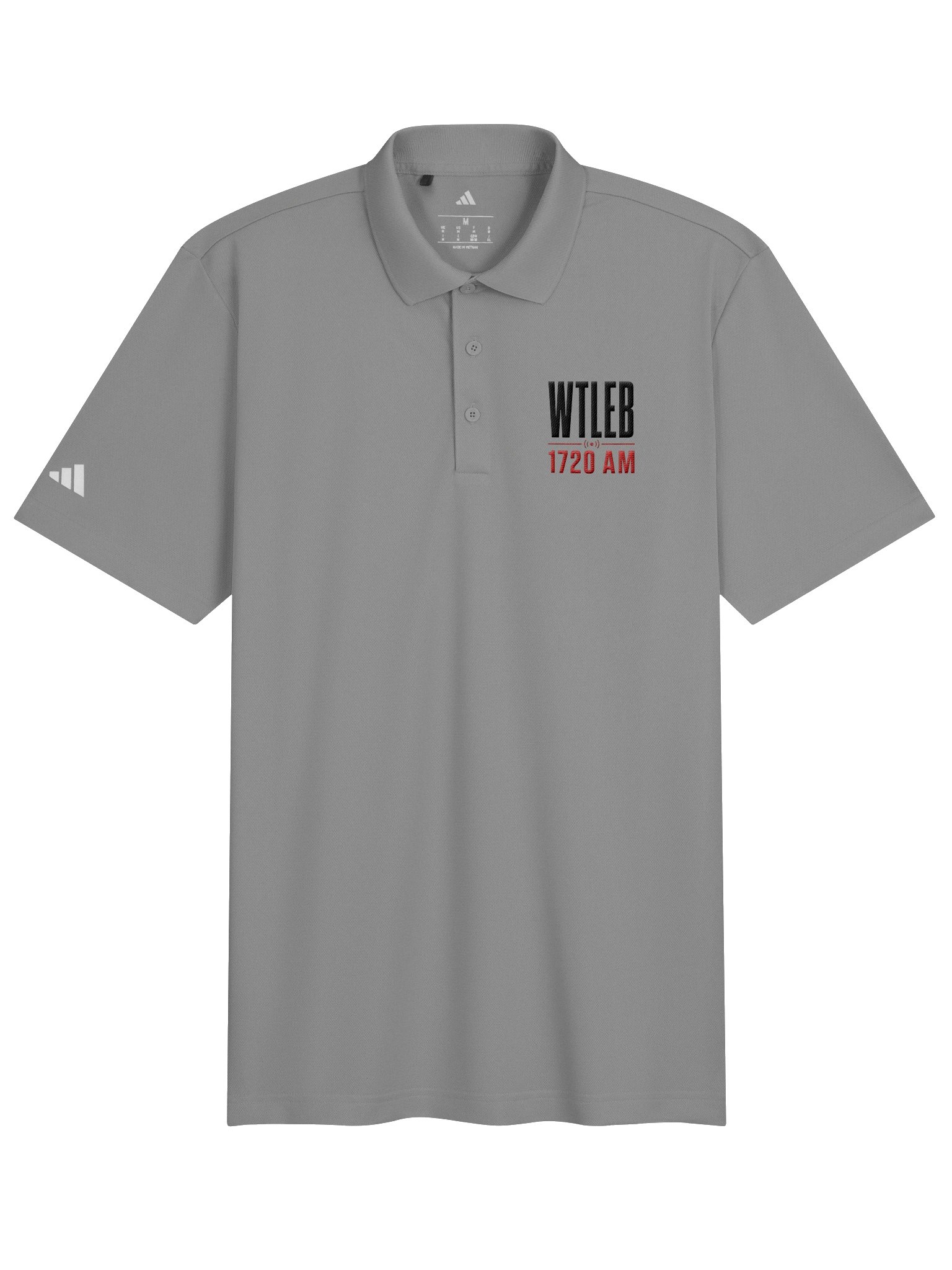 Men's WTLEB 1720 AM Official Station Polo - Black Logo product image (1)