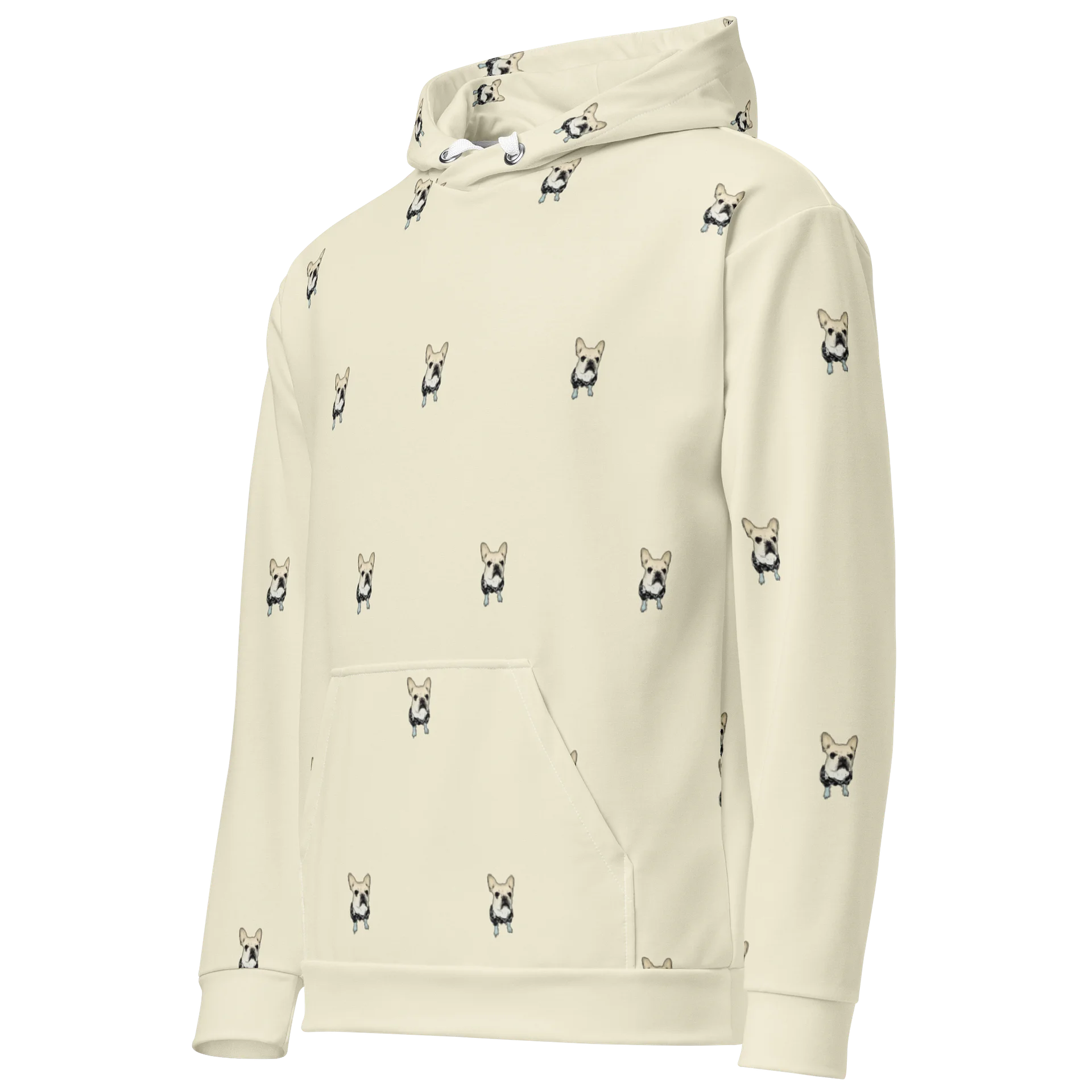 French Bulldog Hoodie | Warm Ivory product image (2)